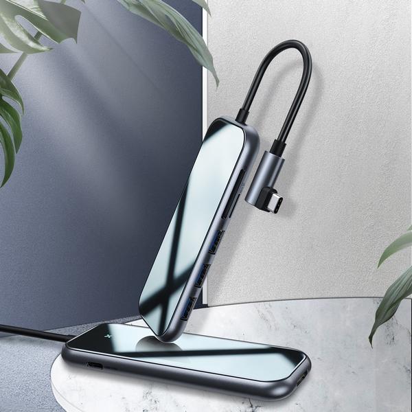 Immagine prodotto Baseus Mozzo multifunzionale serie Mirror (USB-C, 7 Porti)