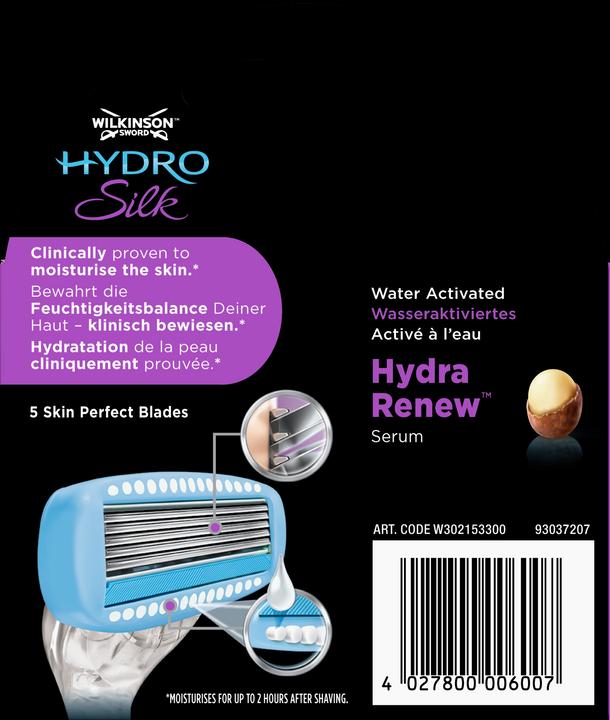 Produktbild Wilkinson Sword Hydro Silk Rasierklingen (3 x)