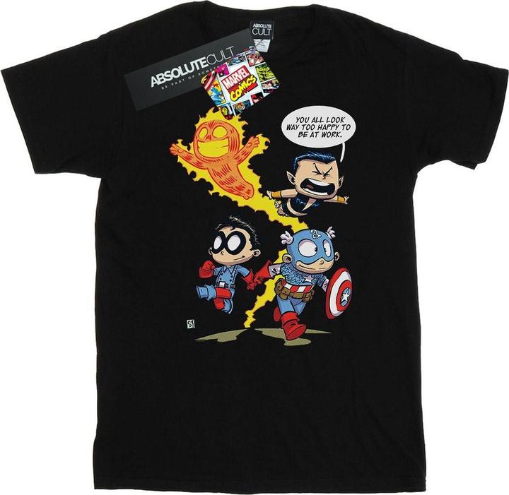 Actual product image Mens Avengers Invaders Cartoon T-Shirt (3XL)