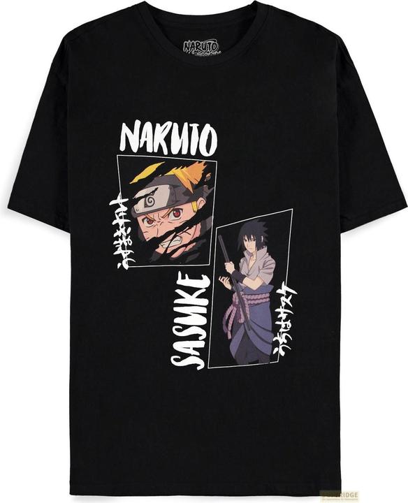 Difuzed NARUTO SHIPPUDEN - Naruto & Sasuke - T-Shirt Homme (XL) (XL)