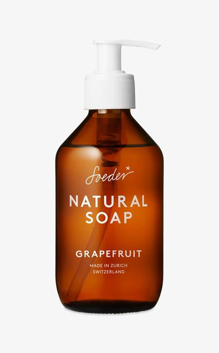 Actual product image Soeder* Natural Soap Grapefruit (Liquid soap, 250 ml)