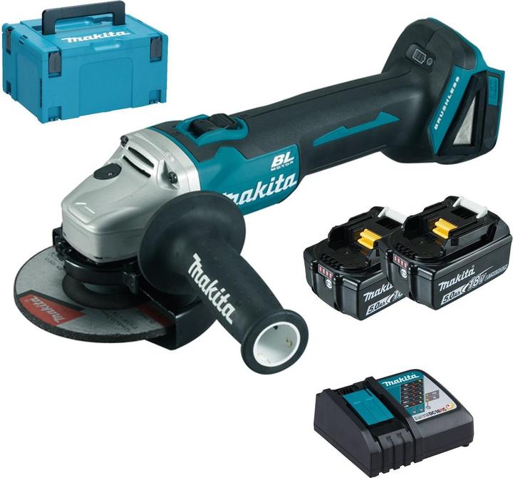 Image du produit Makita DGA504RTJ, 2 batteries (125 mm)