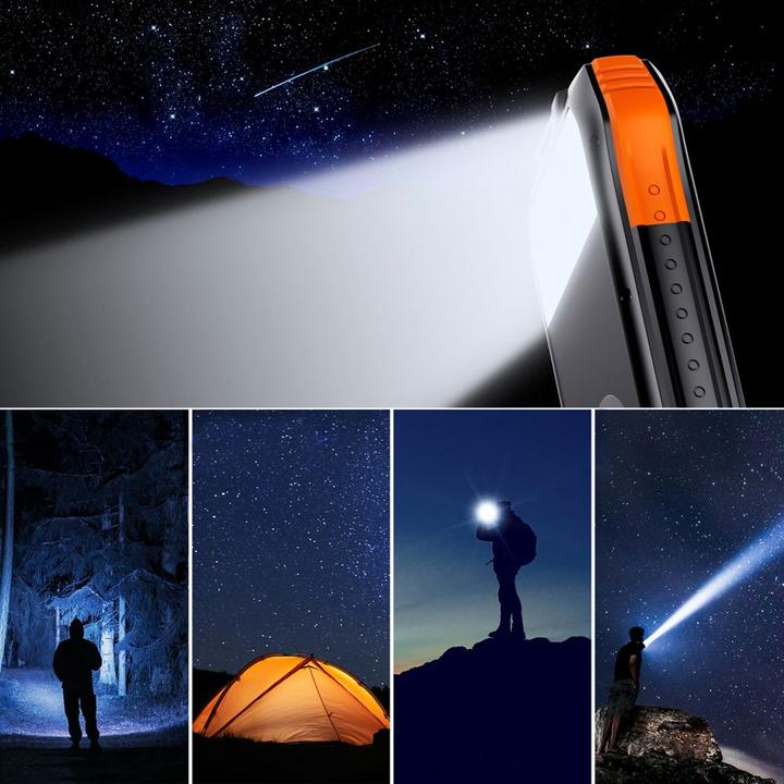 Immagine prodotto Choetech Batteria esterna con ricarica solare, 10000 mAh, 2xUSB (10000 mAh, 37 Wh)