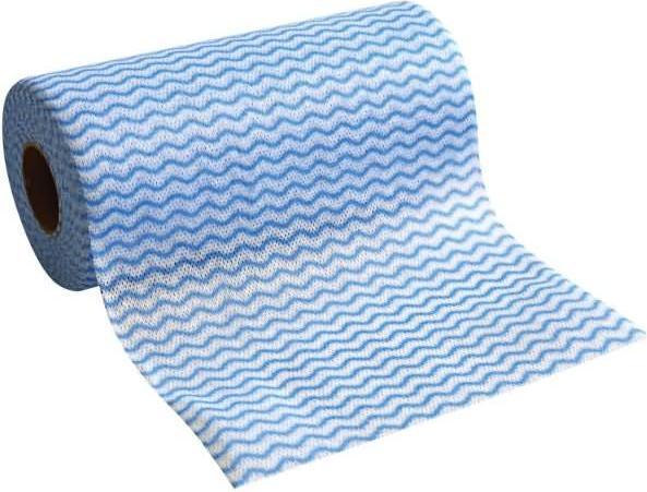 Image du produit Hygoclean Chiffons de nettoyage ECO, en rouleau, bleu (50 pcs)