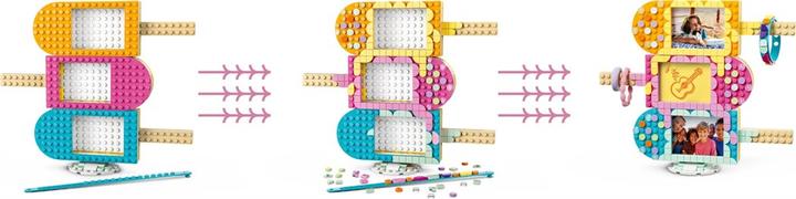 Produktbild LEGO Eiscreme Bilderrahmen & Armband (41956, LEGO Dots)