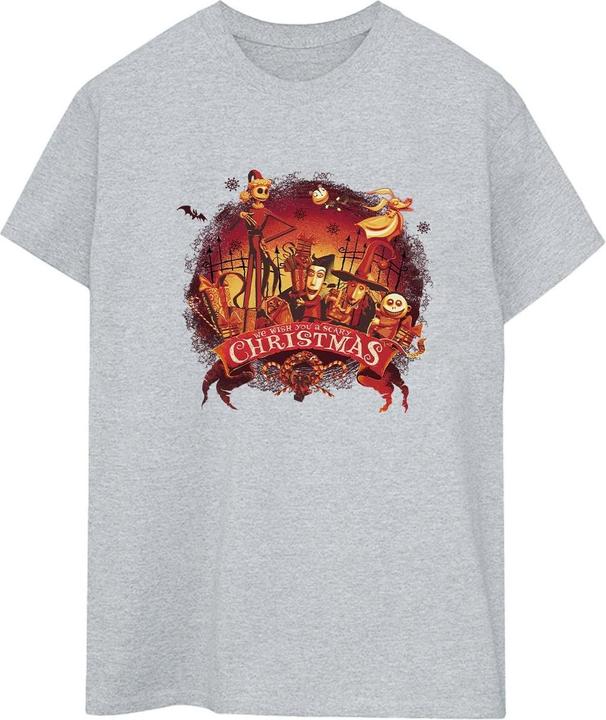 Disney The Nightmare Before Christmas Scary Christmas TShirt (XXL)
