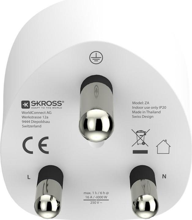 Actual product image Skross Combo World to South Africa