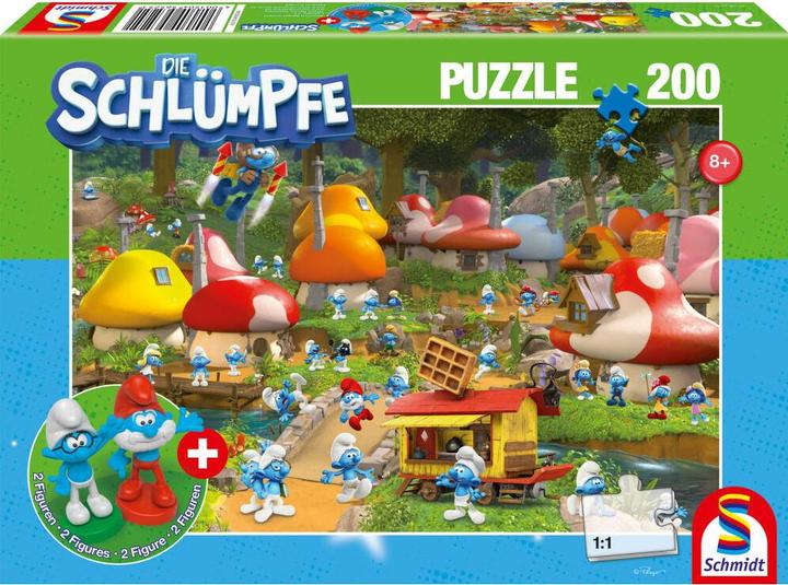 Actual product image Schmidt Spiele In Smurfhouse 200 pieces (200 pieces)
