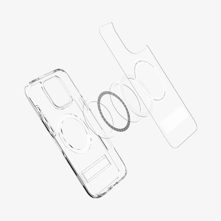 Actual product image Spigen Slim Armor Essential S MagFit iPhone 16 Pro Max Case Crystal Clear (Apple iPhone 16 Pro Max)