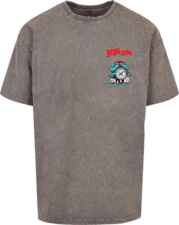 Actual product image Merchcode ALARM CLOCK Comic Acid Washed Oversized Tee - 113035 (M)