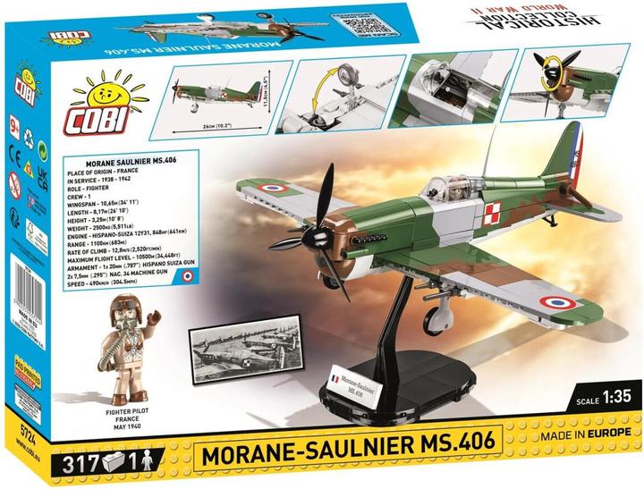 Actual product image Cobi Morane Saulnier MS.406