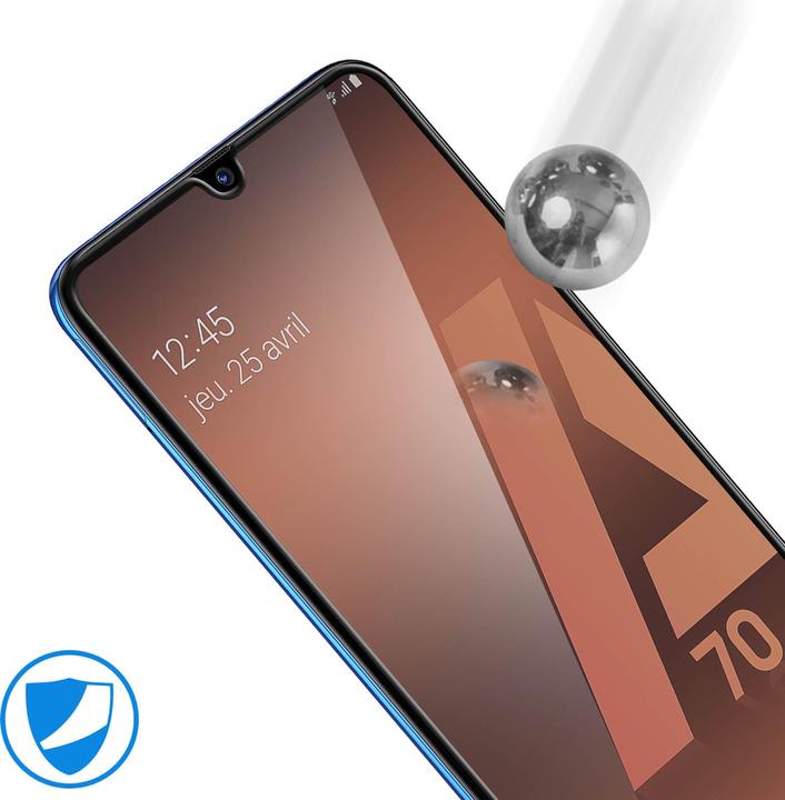 Immagine prodotto Avizar Vetro antiproiettile, pellicola di protezione del vetro, vetro protettivo (1 Pezzo/i, Samsung Galaxy A70)
