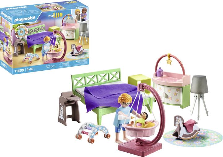 Actual product image Playmobil Bedroom with baby play corner (71609, Playmobil My Life)
