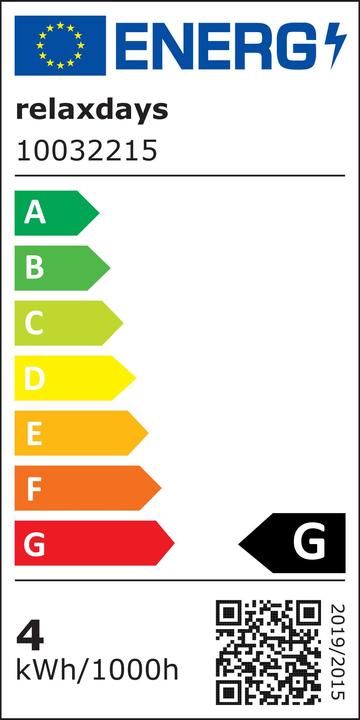 Energie-Label Relaxdays Tischlampe (255 lm)