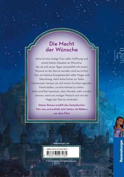 Productafbeelding Ravensburger Disney Wish: Der Roman zum Film (Duits, De Walt Disney Company, 2023)