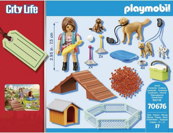 Actual product image Playmobil Gift set- dog trainer (70676, Playmobil City Life)