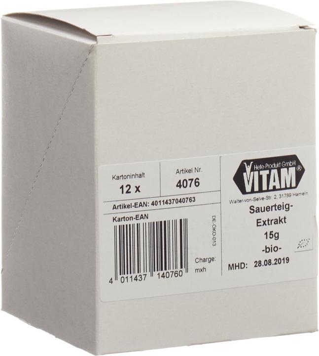 Produktbild Vitam Sauerteig Extrakt Bio (266 g)
