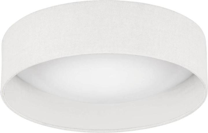 FHL easy FHL Linus LED Deckenlampe Leinen 40cm 20W dimmbar weiss 821300