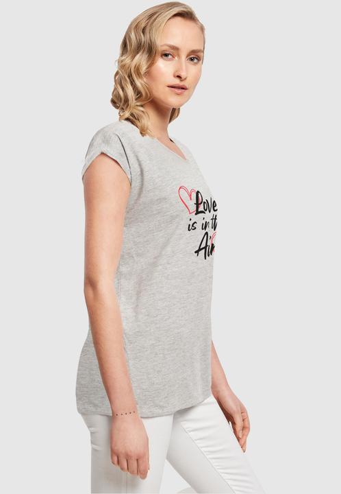 Produktbild Merchcode Ladies Valentines Day - Love is in the Air Extended Shoulder Tee - 117155 (XL)