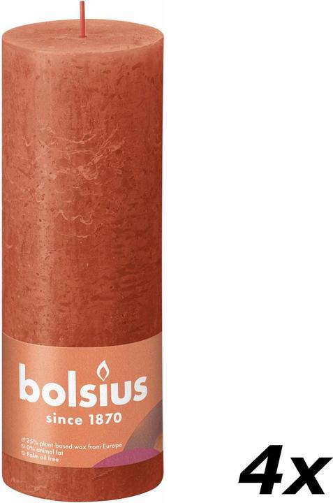 Actual product image Bolsius Set of 4 Pillar Candle (4 pcs.)