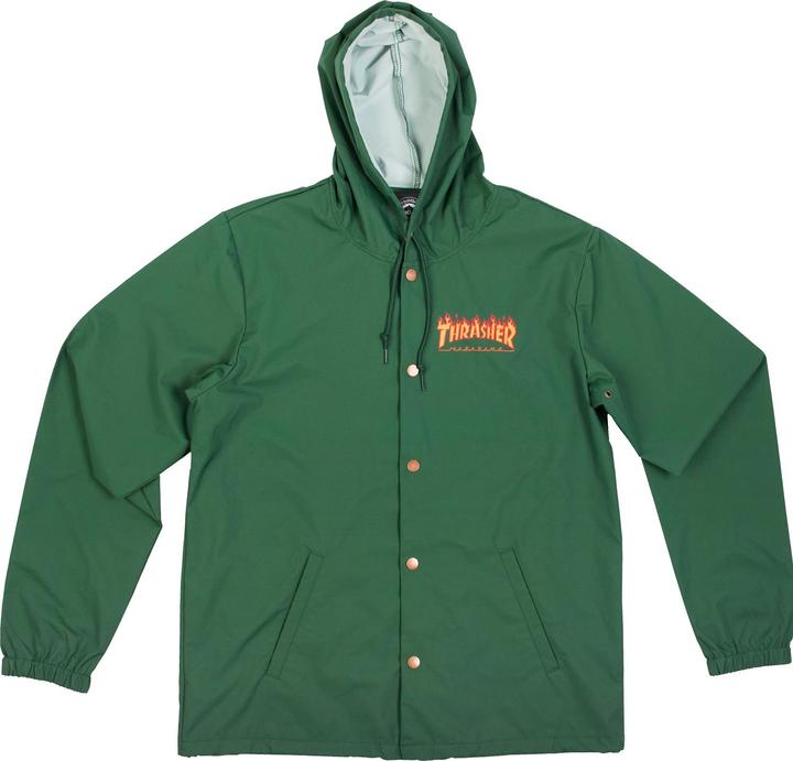 Thrasher Flame Logo Coach Jacket