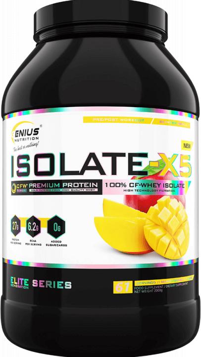 Image du produit Genius Nutrition Isolate-X5 (Shake à la mangue, 1 pcs, 2000 g)