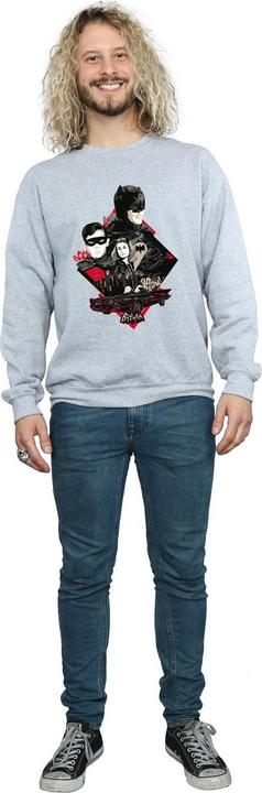 Immagine prodotto Felpa in cotone da uomo Batman Serie TV Personaggi Skyline (XL)
