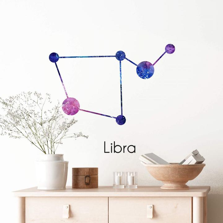 Image du produit Trenddeko Constellation de la Balance (30 x 19 cm)