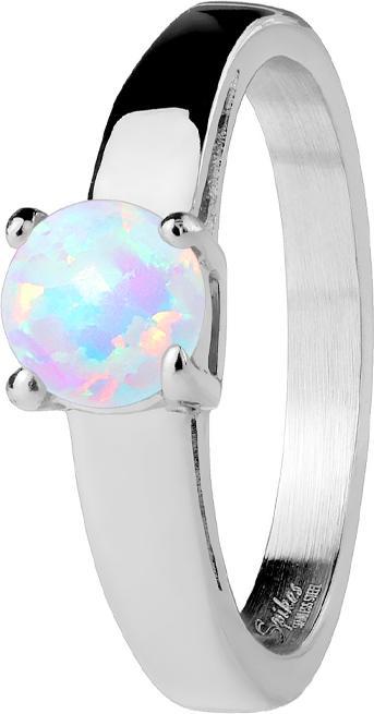 Immagine prodotto Star Piercing Anello in argento con opale bianca (senza ottone, Acciaio chirurgico 316L)