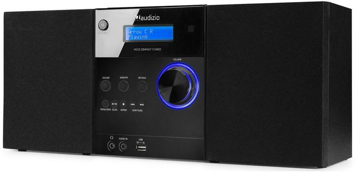 Produktbild Audizio Metz Micro-HiFi System (Bluetooth, CD Player, 2x 15 W)