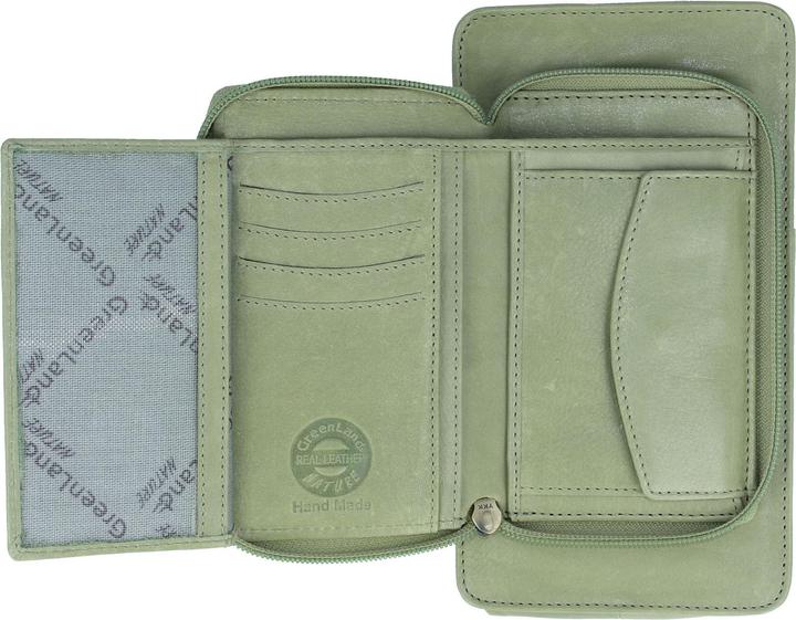 Produktbild Greenland Nature Nature Soft Handytasche Geldbörse Leder 11 cm