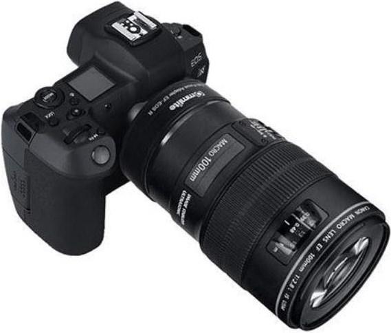 Actual product image Commlite Adapter Canon EF/EF's to EOS R (Reversing ring, Canon R, Canon RF)