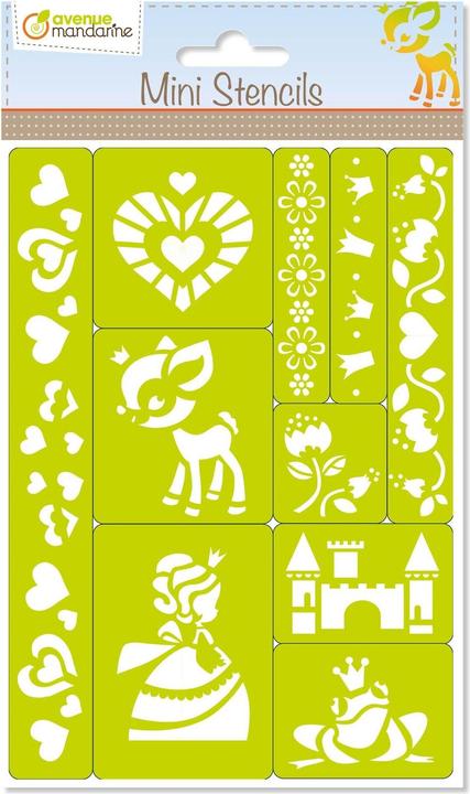 Actual product image Avenue Mandarine Stencil Mini 15.4 x 25.7 cm, Fairy Tale