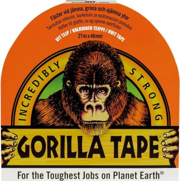 Produktbild Gorilla super starkes Klebeband 48 mm x 27 Meter weiss (48 mm)