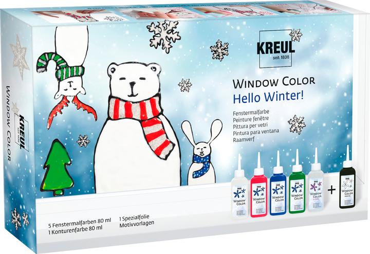 Image du produit Kreul Set Window Color "Hello Winter (Multicolore, 480 ml)
