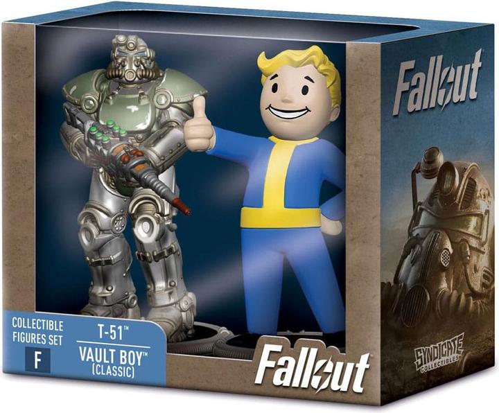 Produktbild Toynk Toys Fallout Minifiguren 2er-Pack Set F Raider & Vault Boy (Strong) 7 cm