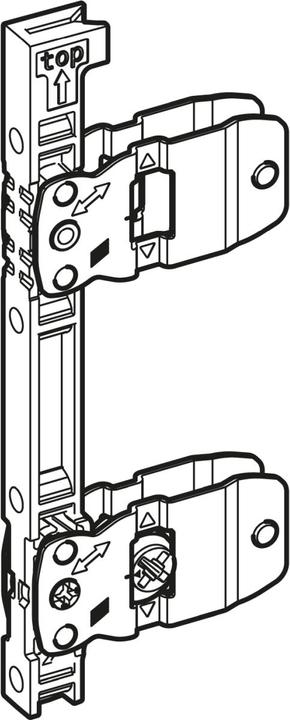 Actual product image Hettich Front mounting AvanTech YOU