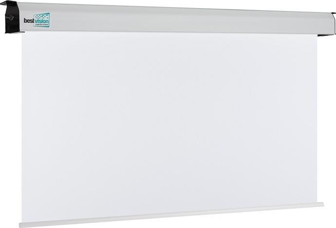 Actual product image Bestvision Canvas with motor 1:1, matte white, 334" (334.25", 1:1)