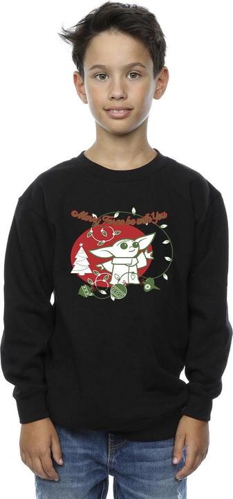 Image du produit Star Wars - Sweat BABY YODA FORCE BE WITH YOU - Garçon (152, 158)