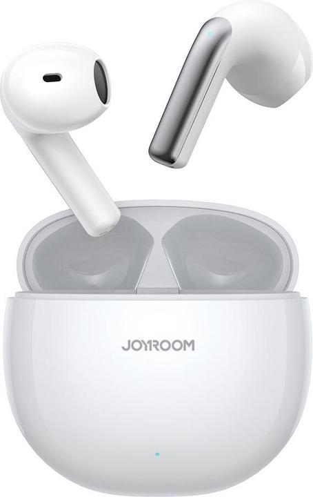 Actual product image Joyroom Jpods Series JR-PB1 True Wireless Dual-Mic ENC Headphones - White (ANC, 8 h, Cable)