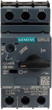 Actual product image Siemens Circuit breaker for motor protection 32A
