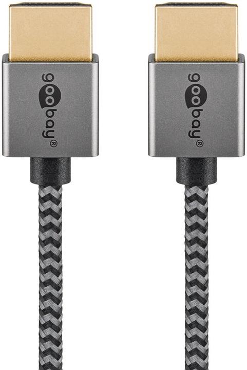 Productafbeelding Goobay Slanke HDMI-kabel met hoge snelheid en Ethernet (2 m, HDMI)