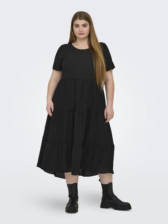 Actual product image Only Regular fit round neck long dress dress (48)