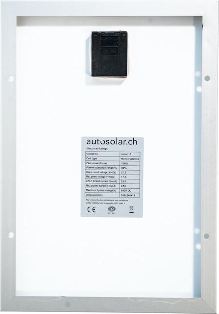 Image du produit Autosolar Panneau solaire (10 W, 0.90 kg)