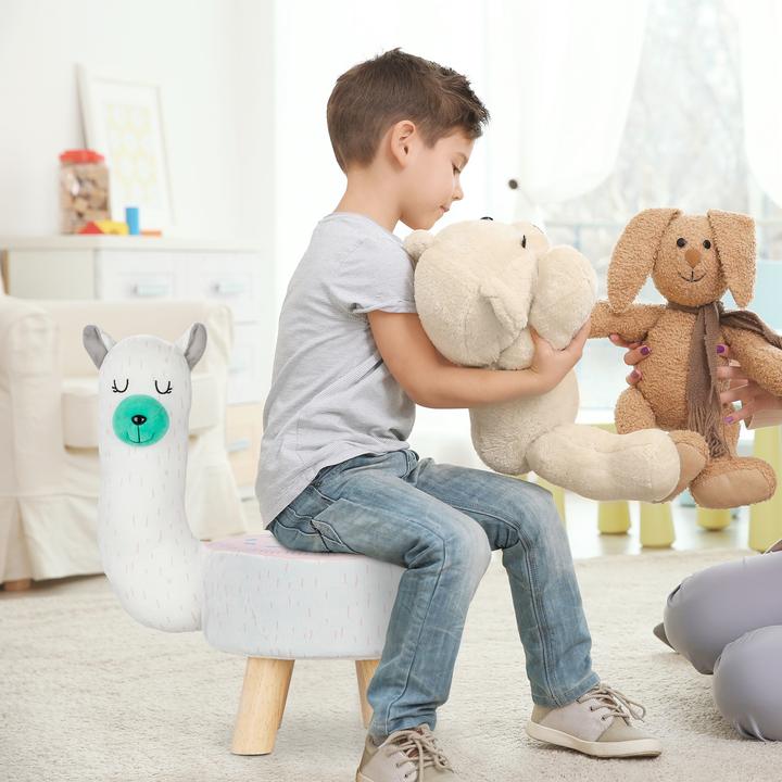 Actual product image Relaxdays Animal Children's Stool (Child seating group)