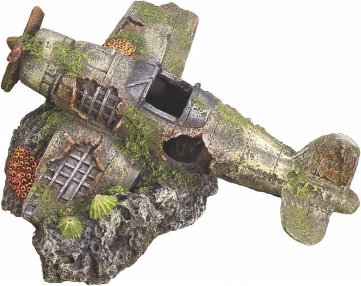 Actual product image Nobby Aquarium Decoration Aqua Ornaments Decor Plane Wreck (Embellishment, other items)