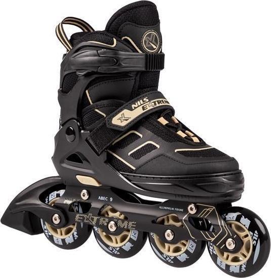 Nils Inlineskates Extreme NA14174 schwarz-sandfarben - PU70 mm/82A (S 31-34) (31)