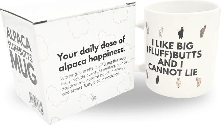 Actual product image Inkari I Like Big (Fluff) Butts - Mug (325 ml)