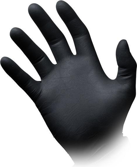 Actual product image Med-Comfort Style Handschuhe Puderfrei Schwarz (L)