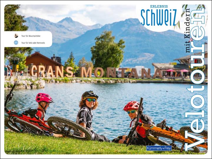 Produktbild Velotouren mit Kindern Erlebnis Schweiz (Deutsch, Hallwag Kümmerly+Frey AG, 2022)